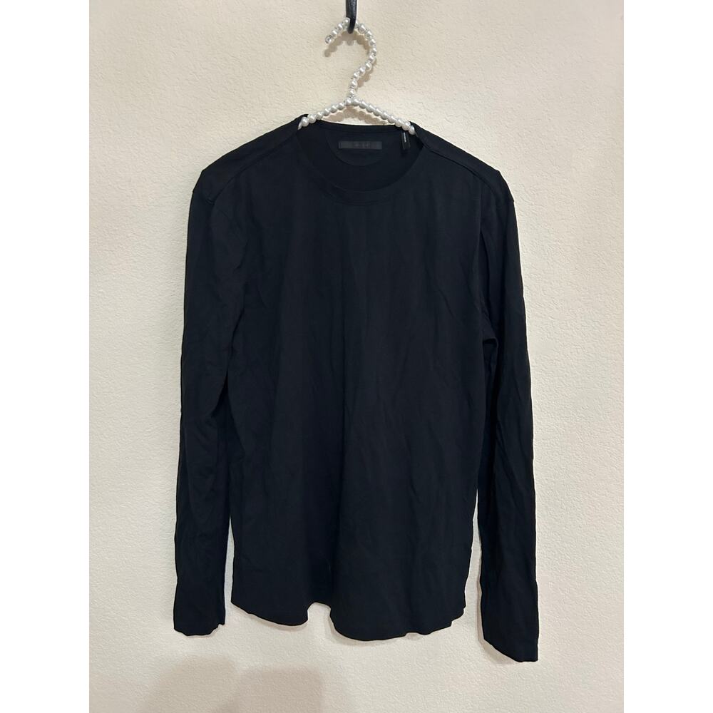 Helmut Lang Women's Size Small Black Shirt Long Sleeve Casual Quiet Luxury Top